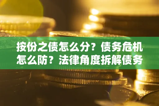 济南按份之债怎么分？债务危机怎么防？法律角度拆解债务分配与风险自保指南
