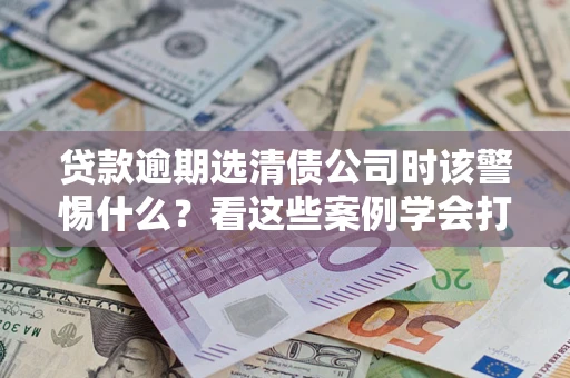 济南贷款逾期选清债公司时该警惕什么？看这些案例学会打翻身仗