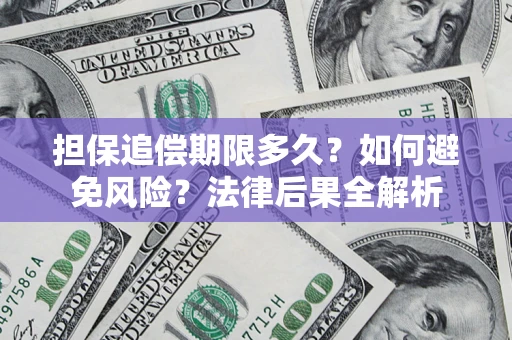 济南担保追偿期限多久？如何避免风险？法律后果全解析