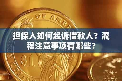 济南担保人如何起诉借款人？流程注意事项有哪些？